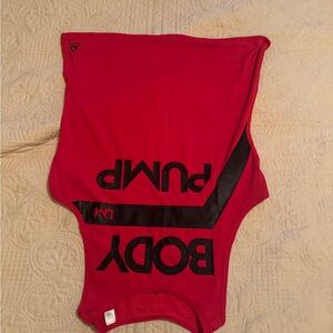 Reebok Les Mills Body Pump Red Workout Tank L